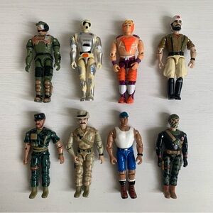 Vintage 80s 90s Lanard The Corps Action Figures Lot of 8